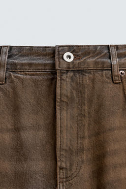 FLARE FIT JEANS WITH ZIPS - Zara фото 10