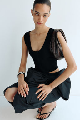 Falda cruzada con lazo - H&m фото 5