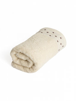 Полотенце для лица 50x90 молочный махровая ткань - Lucky фото 2