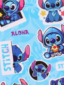 Подарочный набор: блокнот А6, 65 л, ручка, стикеры-наклейки, Стич