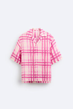 CHECK PRINT SHIRT - LIMITED EDITION - Zara фото 7