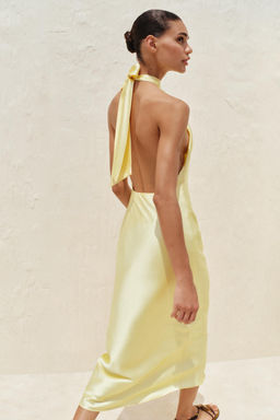 HALTER MIDI DRESS - Zara фото 13