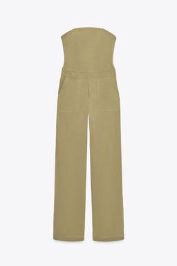 STRAPLESS JUMPSUIT - Zara фото 7