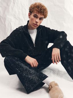 Джемпер мужской черный