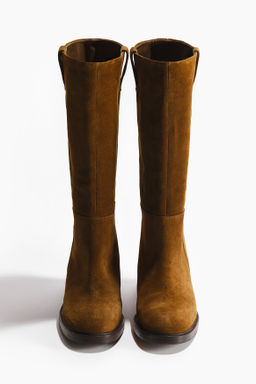 Botas a la rodilla en serraje afelpado - H&m фото 3