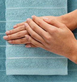 Полотенце Люкс 50х90 см Голубой - Ecotex фото 6