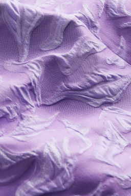 Vestido corto en jacquard embellecido - H&m фото 3