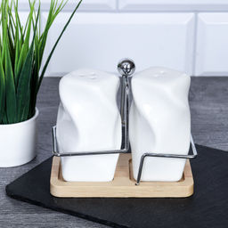 Набор для специй 2 предмета / UK-587 /уп 48/ на деревянной подставке - Галеонтрейд фото 11