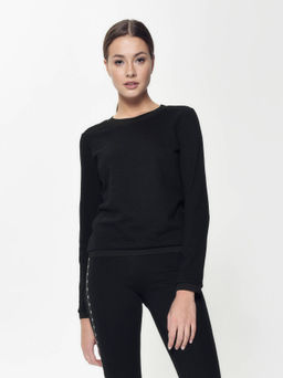 CONTE Ультракомфортный фактурный свитшот LD 888 black