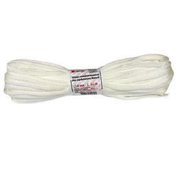 Шнур вязаный полипропиленовый d6мм 20м (белый)