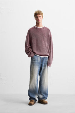 FADED TEXTURED SWEATER - Zara фото 18