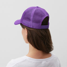 Бейсболка с сеткой MINAKU, фиолетовая, размер 56-58