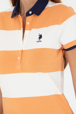 Женская оранжевая футболка - U.s. polo assn фото 21