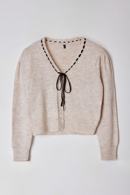 TRENDYOLMILLA Tas Kurdele/Fiyonk Detayl? Triko H?rka TWOAW25HI00243  фото 6