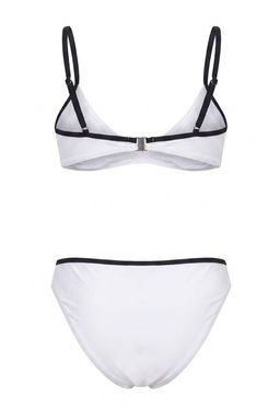 Siyah-Beyaz D_z Renk Bloklu Bralette Slip Normal Bel Atma Kap Bikini Tak_m_ TBESS26BT00223 - Trendyolmilla фото 7