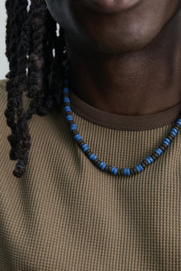 COLLAR ABALORIOS PIEDRA / Azul - Zara фото 2