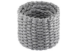 Набор 3 плетеных корзинок 18*18*15 см, серый - Elan gallery фото 3