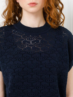 Блузка вязаная