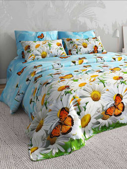 КПБ Перкаль Премиум - Ромашки Евро (нав.70х70)