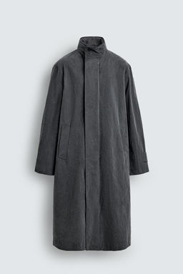 TRENCH LIGERO EFECTO LAVADO AARON LEVINE X ZARA / Gris vigor?  фото 8