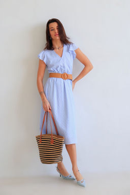 Martichelli Платье нежно-голубое  фото 4