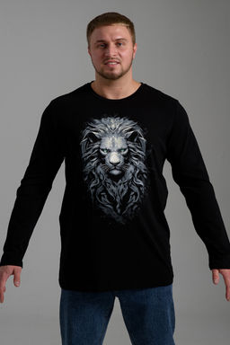 8546 Футболка с длинным рукавом мужская