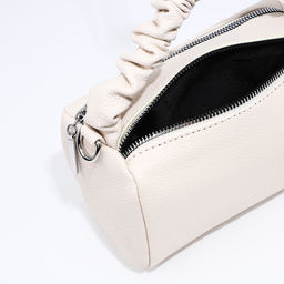 Сумка-багет на молнии, цвет молочный - Simaland фото 7