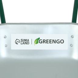 Тачка садовая, одноколёсная: груз/п 120 кг, объём 65 л, Greengo