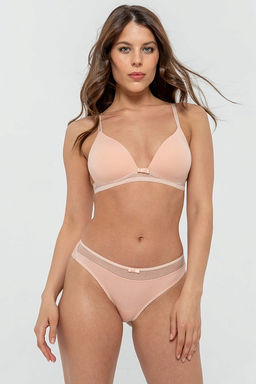 Трусы-бразилиана TF124 Пудровый