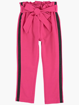 Брюки для девочки с лампасом UD 6946 малина - Mini maxi фото 3