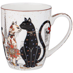 КРУЖКА LEFARD ПАРИЖСКИЕ КОТЫ 400 МЛ (КОР=36ШТ.)