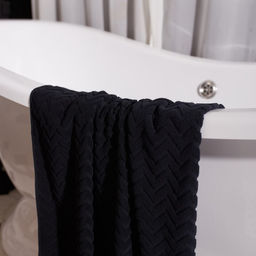 Полотенце махровое LoveLife Square 30х60 см, цвет чёрный, 100% хлопок, 380 гр/м2  фото 12