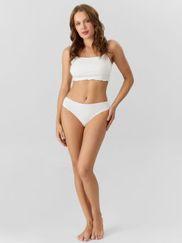 Цена за 2 штуки! Трусы слипы женские белые - Mark formelle фото 6