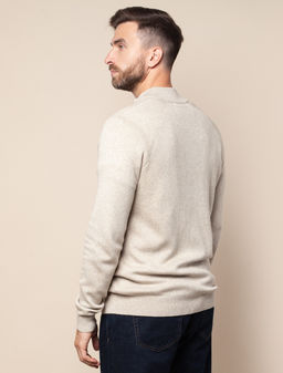 VILATTE / Джемпер тонкой вязки из хлопка на молни  фото 4