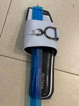 08-PEY184-3 BLACK/GRAY Босоножки женские (натуральная кожа) - No name фото 15