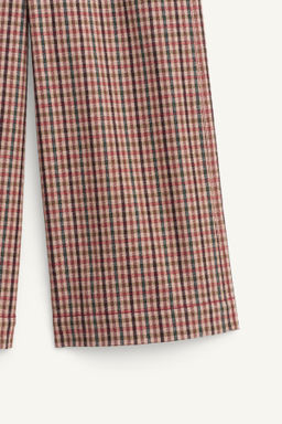 LIMITED EDITION CHECK TROUSERS - Zara фото 9