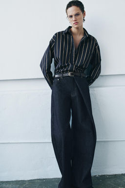 CAMISA POPEL?N RAYAS ZW COLLECTION / rayas