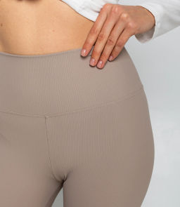 Леггинсы #КТ9991, бежево-серый