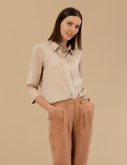 Kum Comfort Fit Saten G_mlek