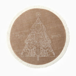 Набор сервировочных салфеток 4 штуки Merry bright цвет белый, 37*37 см
