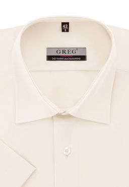 Сорочка мужская короткий рукав GREG 520/309/BG/ZV