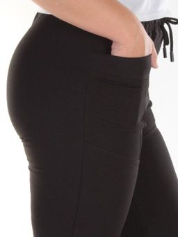 QB-83 BLACK Брюки спортивные женские (95% хлопок, 5% стрейч) P&S - Фабричный китай фото 4