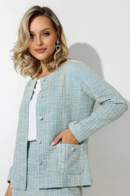Жакет женский 4328/08/Голубой - Rise фото 2