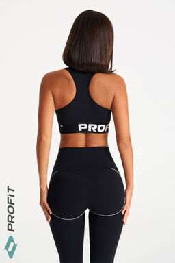 Спортивный топ с кантом, черный, tb.240.001 - Profit фото 4