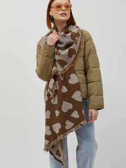 Теплый двусторонний палантин В составе шерсть - Tantino фото 2