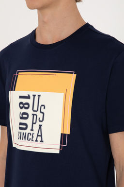 Erkek Regular Fit Bisiklet Yaka Lacivert Ti__rt Sepette S_rpriz _ndirim - U.s. polo assn фото 7