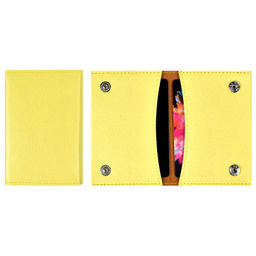 Чехол д/пласт. карт арт.48403/50 НАППА СВЕТЛО-ЖЕЛТЫЙ МЕТАЛЛИК