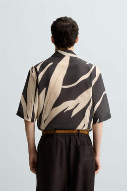 LEAF PRINT SHIRT - Zara фото 3