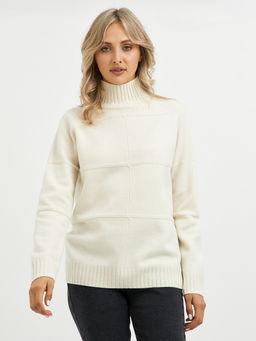 водолазка женская из шерсти в воротником стойка - Glenfield фото 5