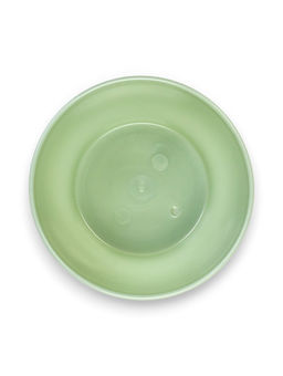 Цена за 3 шт. Горшок для цветов «Фиалочка», 500 мл, d=12.5 см, h=7 см, пластиковый, зелёный